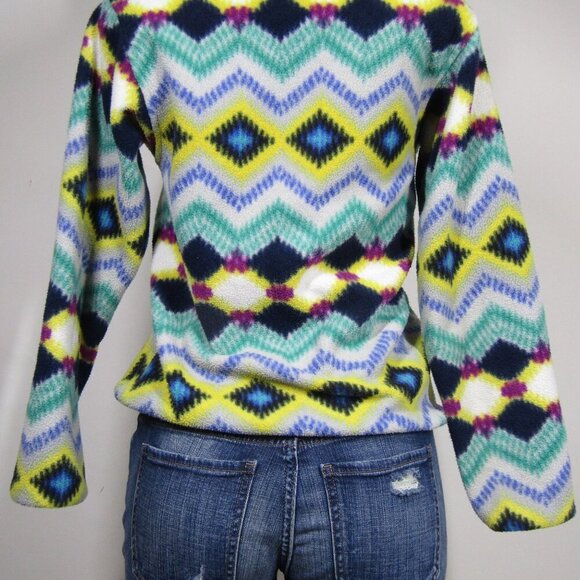 PATAGONIA SYNCHILLA Timber Twist Aztec Southwest Fleece Pullover Gorpcore  XXS - Picture 7 of 13